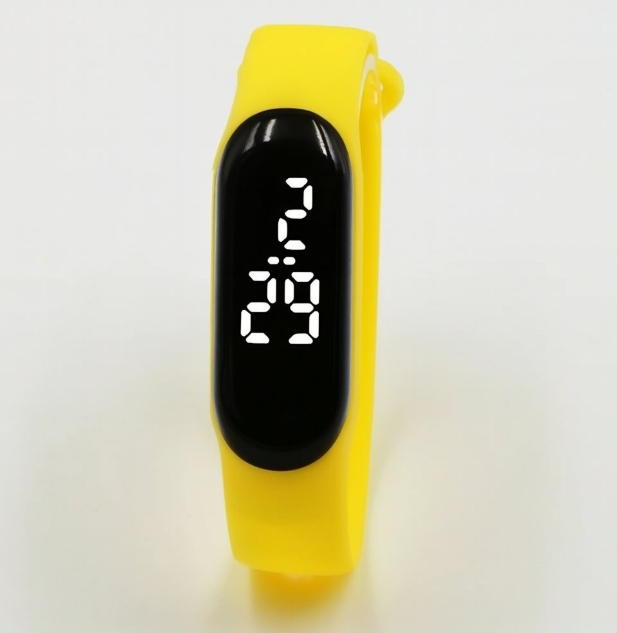 RELOJ DIGITAL ECONOMICO AMARILLO