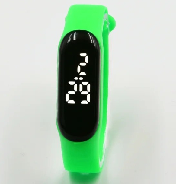 RELOJ DIGITAL ECONOMICO VERDE