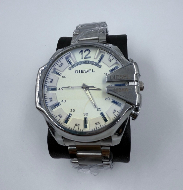 RELOJ DIESEL A GRIS-BLANCO