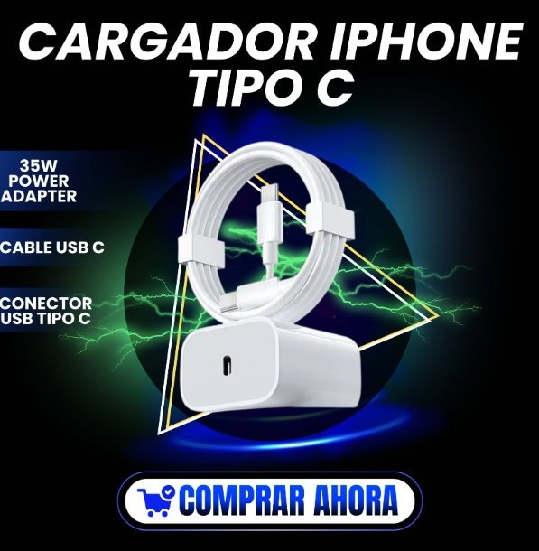 CARGADOR IPHONE TIPO C 1.1