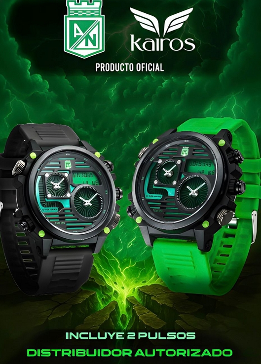 RELOJ OFICIAL ATLETICO NACIONAL