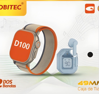 RELOJ INTELIGENTE + AUDIFONOS