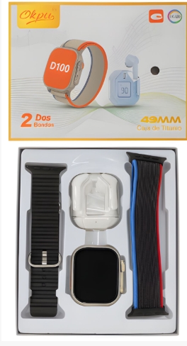 RELOJ INTELIGENTE + AUDIFONOS