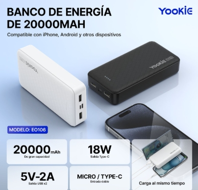 POWER BANK 20.000 MAH ORIGINAL