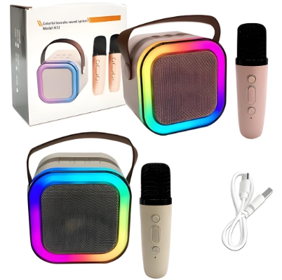 PARLANTE KARAOKE CON MICROFONO