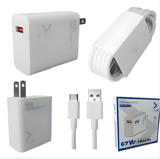 CARGADOR 67W CON CABLE TIPO C