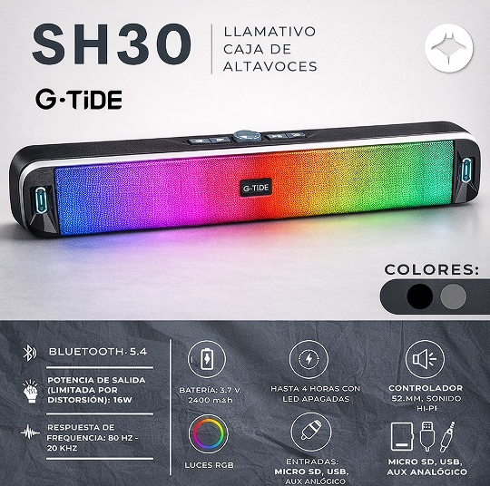 ORIGINAL SH-30 G-TIDE MOBULAA SPEEAKER BOX