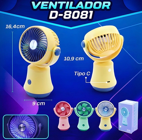 VENTILADOR PORTATIL AA1