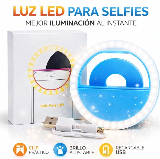 LUZ SELFIE RECARGABLE