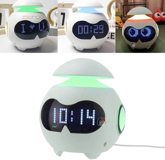 ROBOT DESPERTADOR RELOJ