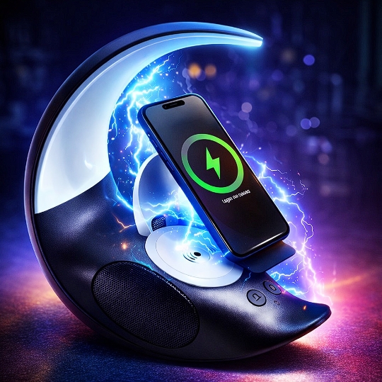 LAMPARA PARLANTE CON CARGA MAGNETICA