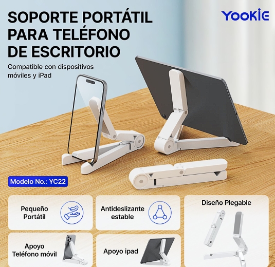 SOPORTE PORTATIL PARA CELULAR O TABLET MODERNO