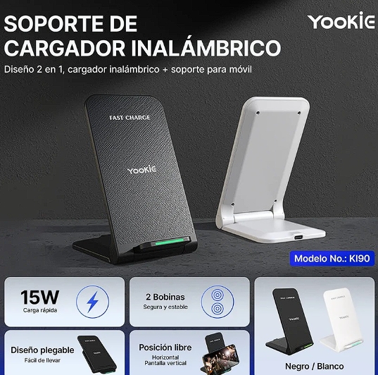 CARGADOR INALAMBRICO KI90