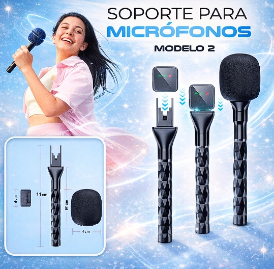 SOPORTE MICROFONO DE SOLAPA