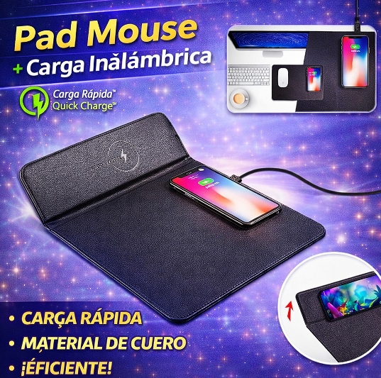 PAD MAUSE CARGA INALAMBRICA