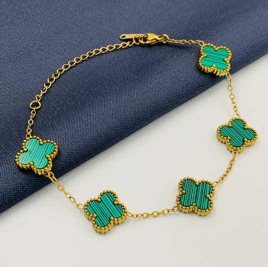 VAN CLEEF EN ACERO VERDE