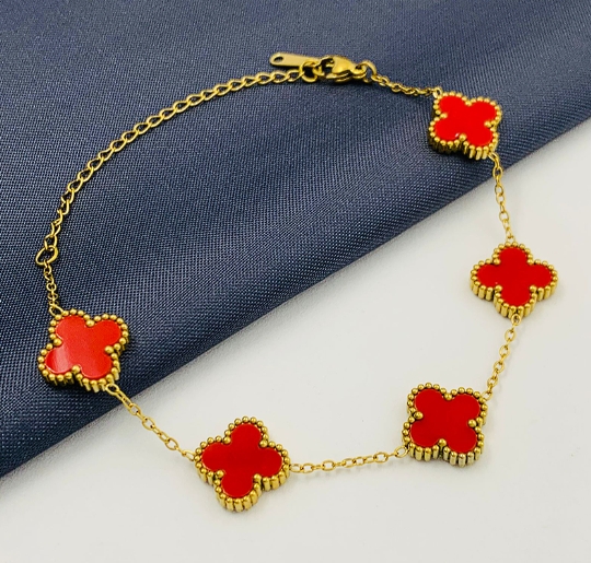 VAN CLEEF EN ACERO ROJA