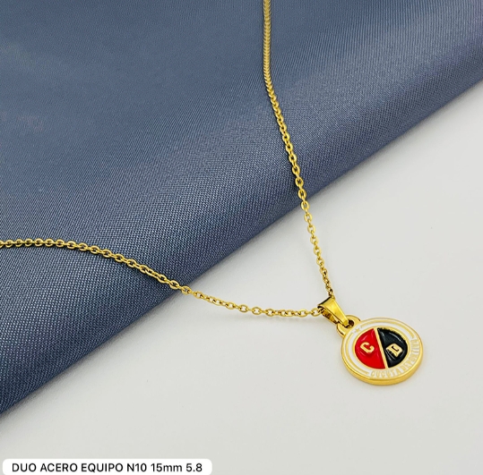 CADENA Y DIJE FUTBOL COLOMBIANO CÚCUTA DEPORTIVO