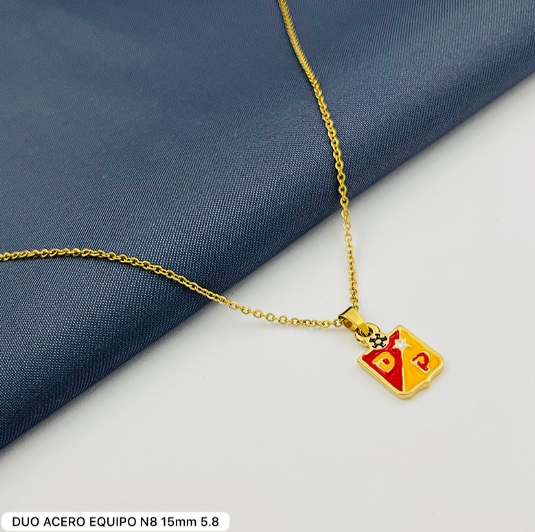 CADENA Y DIJE FUTBOL COLOMBIANO DEPORTIVO PEREIRA