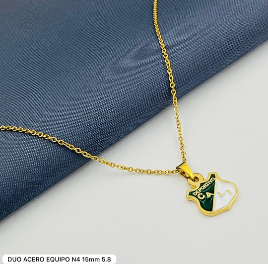 CADENA Y DIJE FUTBOL COLOMBIANO DEPORTIVO CALI