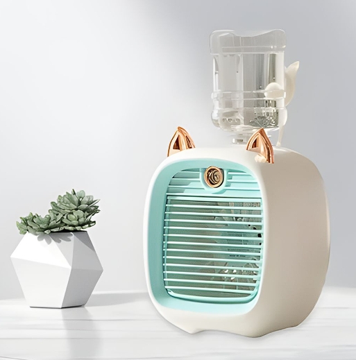 VENTILADOR HUMIDIFICADOR PORTATIL