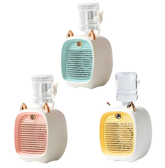 VENTILADOR HUMIDIFICADOR PORTATIL