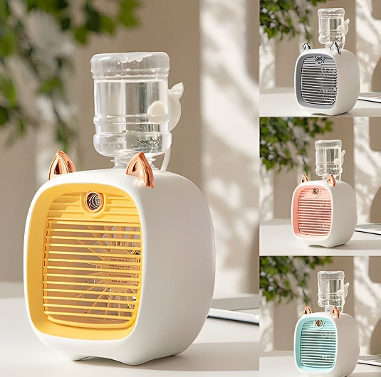 VENTILADOR HUMIDIFICADOR PORTATIL