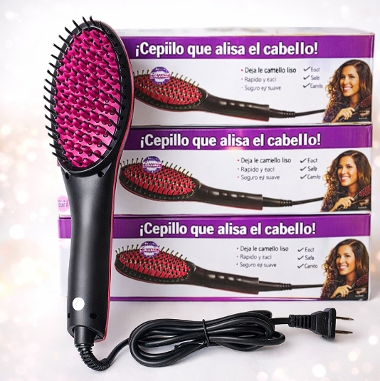 CEPILLO ALISADOR Y SECADOR DE CABELLO