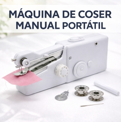MAQUINA COSER MANUAL PORTATIL