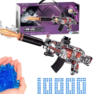 AK47 PISTOLA DE HIDROGEL LUZ Y HUMO