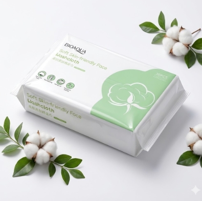 PAÑITOS DESMAQUILLANTES BIOAQ 30 PIEZAS