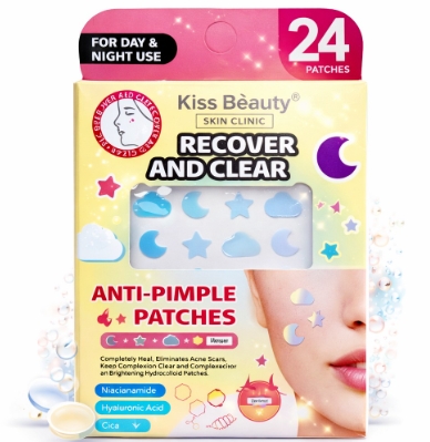 PARCHE ANTI ACNE X24 UNIDADES SOBRE FIGURAS