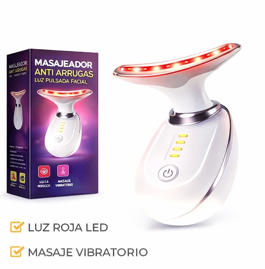 MASAJEADOR ANTI ARRUGAS LUZ PULSADA FACIAL