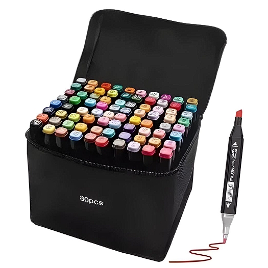 X80 MARCADORES DOBLE PUNTA