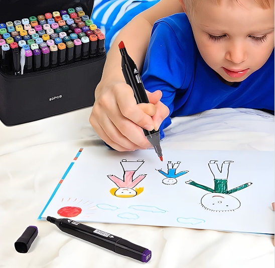 X80 MARCADORES DOBLE PUNTA