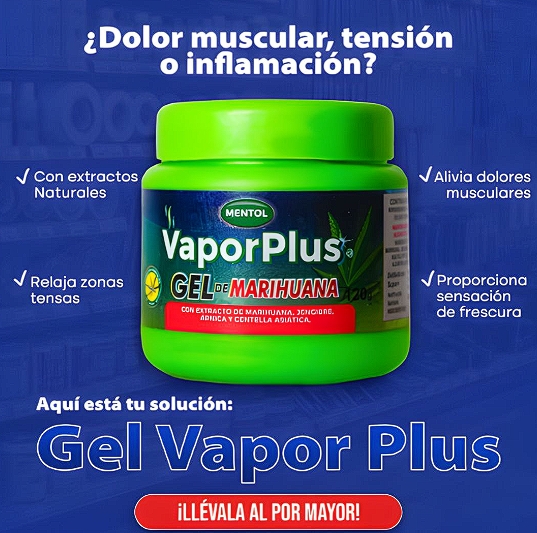 VAPORPLUS GEL MARIHUANA 20GR