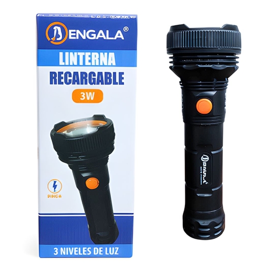 LINTERNA BENGALA RECARGABLE MEDIANA