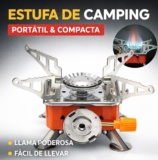 ESTUFA CAMPING PORTATIL