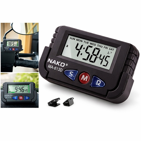 RELOJ PARA CARRO O MOTO PEGABLE