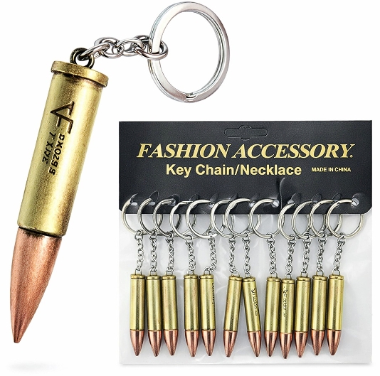 LLAVERO METALICO FIGURA BALA