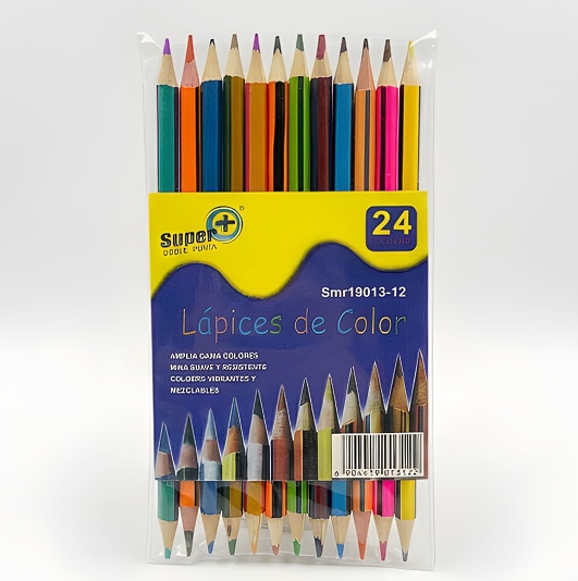 COLORES DOBLE PUNTA X12 UNIDADES (24 COLORES)